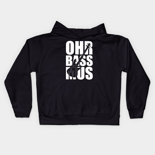 OHRBASSMUS funny bassist gift Kids Hoodie by star trek fanart and more